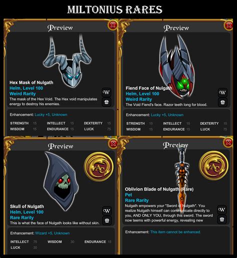 super mega ultra rare items|Rarity 3.0 .